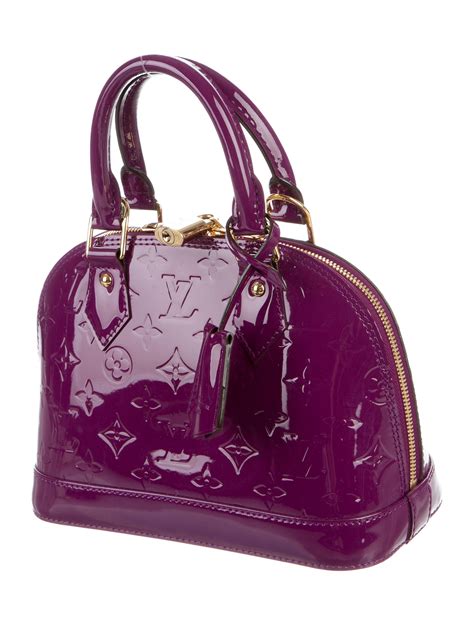 louis vuitton vernis pouch|louis vuitton alma tote bag.